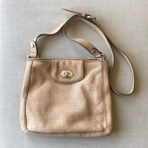 Fossil Brand textured leather crossbody